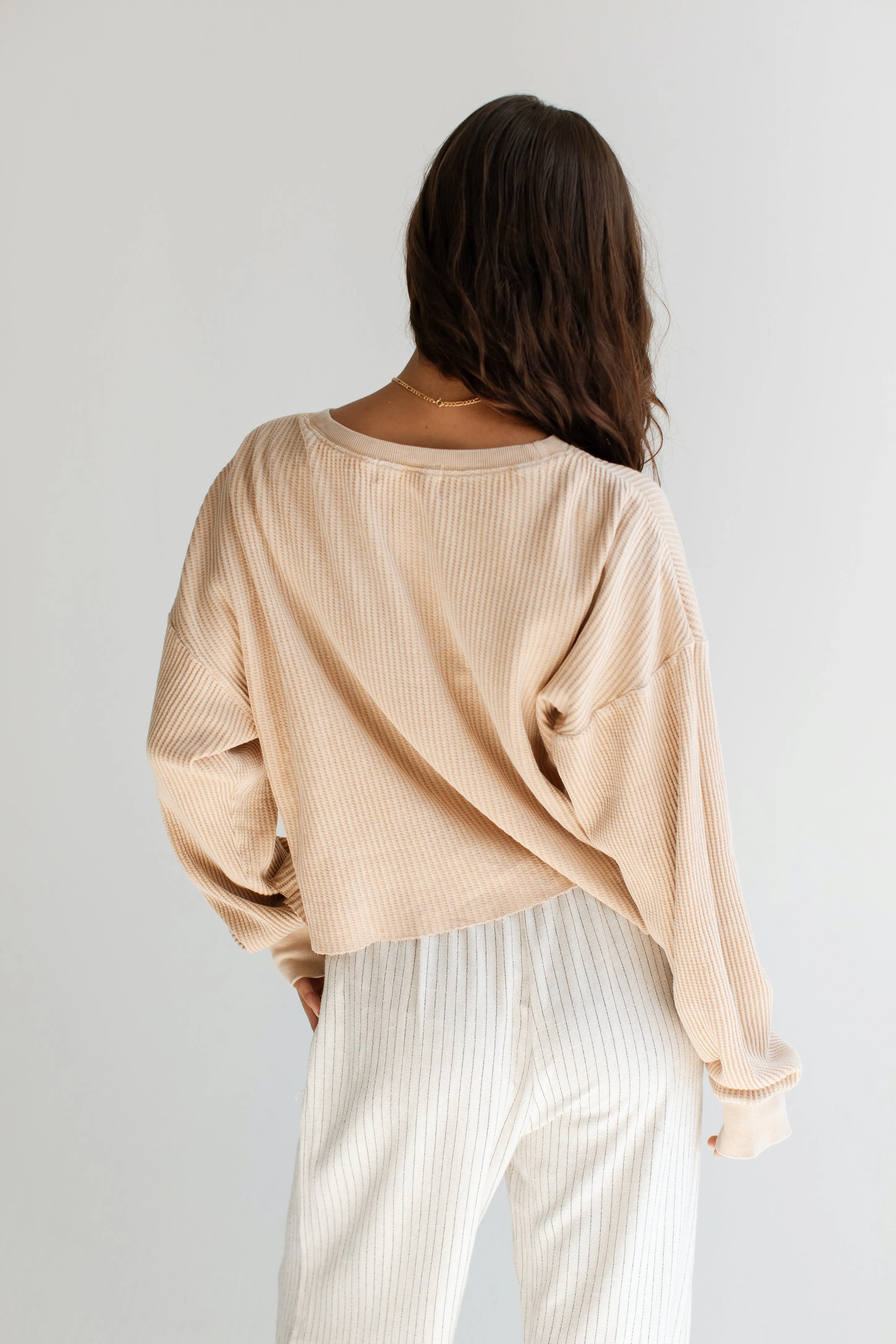 Madison Waffle Long Sleeve