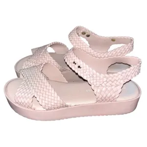 MELISSA   Salinas | Hotness Pink Braided Jelly Sandal 7