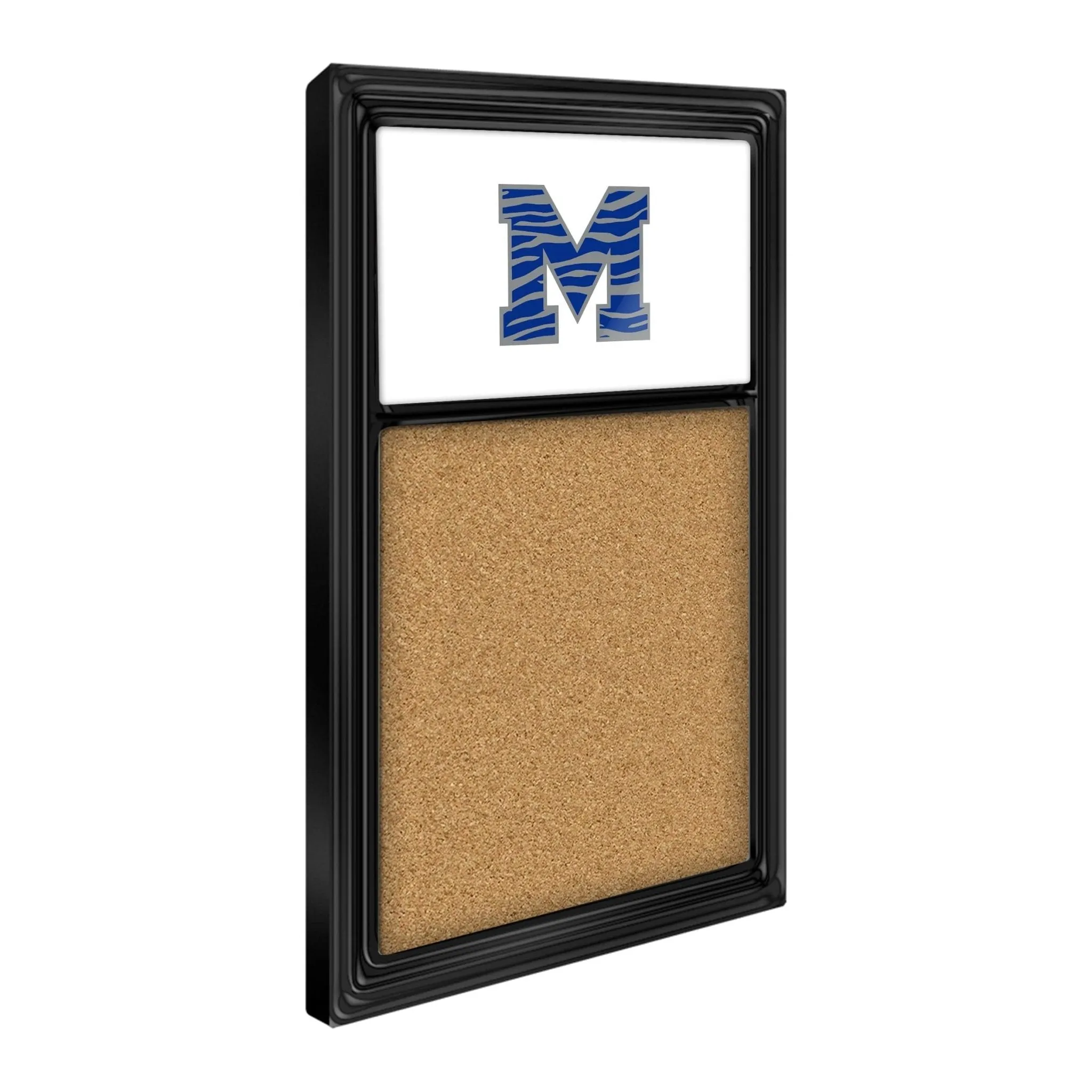 Memphis Tigers: Striped M - Cork Note Board
