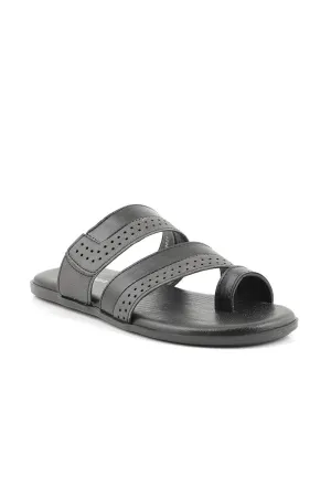 Men Casual Thong M10021-Black
