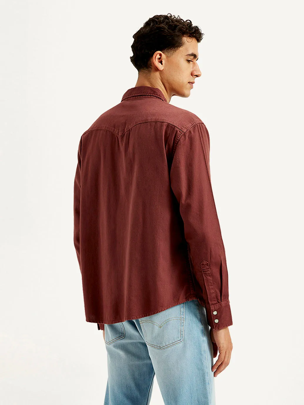 Men's Solid Dyed Slim Fit Shirt
