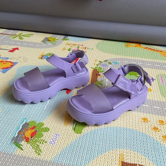 Mini Melissa Kids' Kick Off Platform Sandal. New. No box