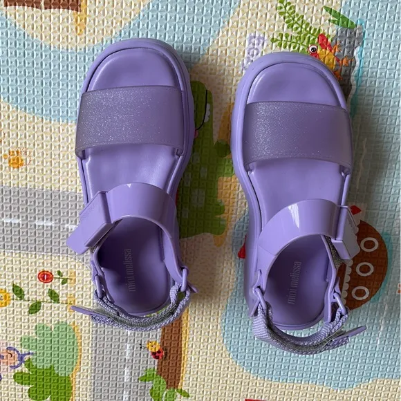 Mini Melissa Kids' Kick Off Platform Sandal. New. No box