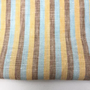 Multi Color Stripes 100% Linen Roman Shade, Flat Roman Shade, Kid Nursery Roman Shade