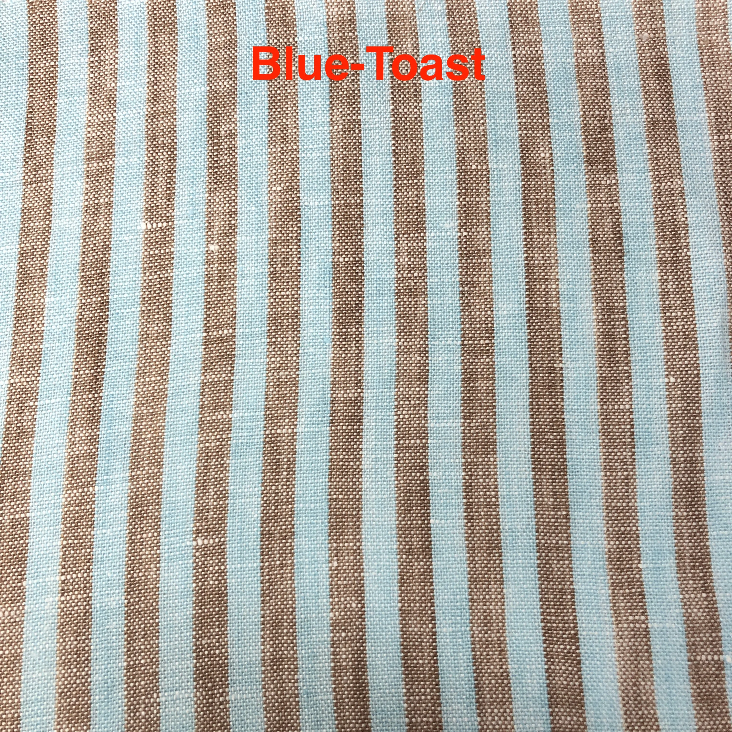 Multi Color Stripes 100% Linen Roman Shade, Flat Roman Shade, Kid Nursery Roman Shade