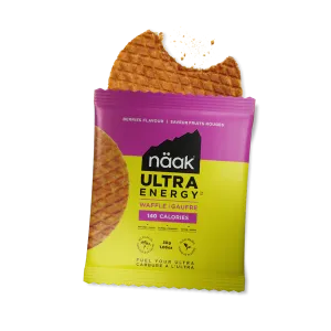 NAAK Ultra Energy Waffle - Berries (4pk)