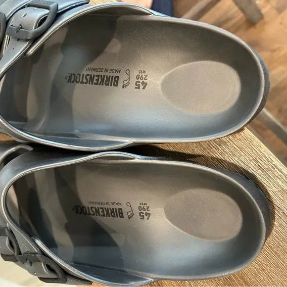 NEW Birkenstock® Arizona EVA sandal Size 12 men’s anthracite floor models