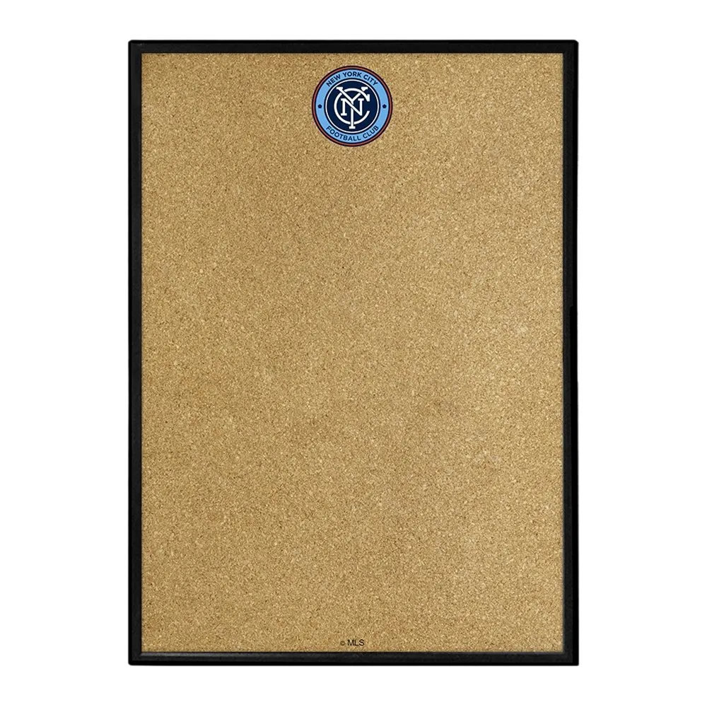 New York City FC: Framed Cork Board Wall Sign
