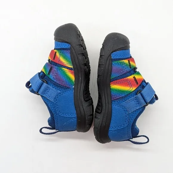 NIB Keen Newport H2SHO blue rainbow toddler sandal 5