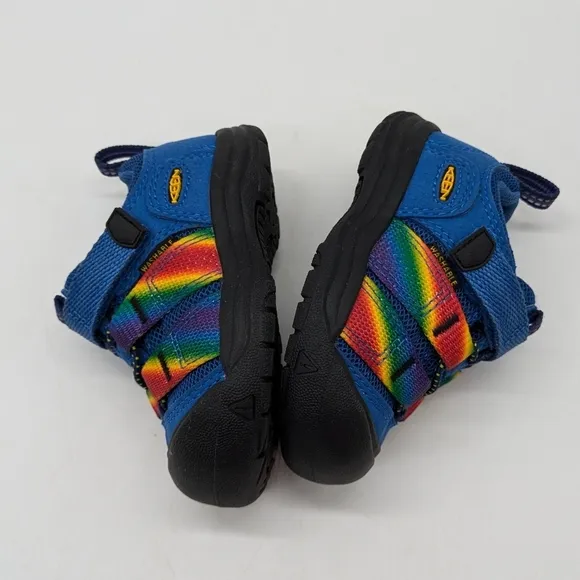 NIB Keen Newport H2SHO blue rainbow toddler sandal 5