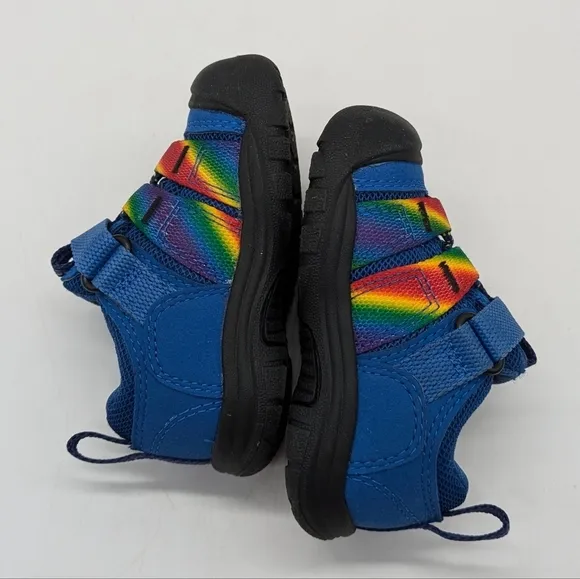 NIB Keen Newport H2SHO blue rainbow toddler sandal 5
