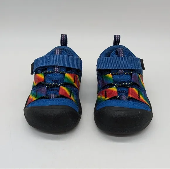 NIB Keen Newport H2SHO blue rainbow toddler sandal 5