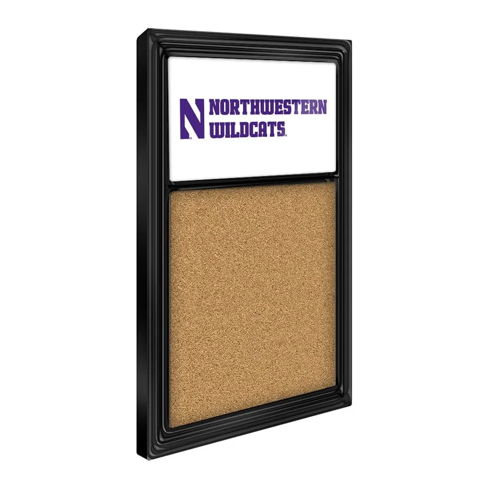 Northwestern Wildcats: NU - Cork Note Board