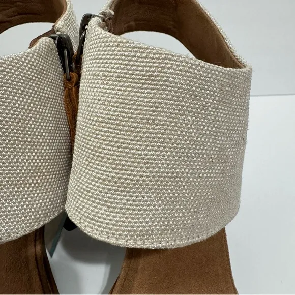 NWT atoms Majorca sandal tan cream 8.5
