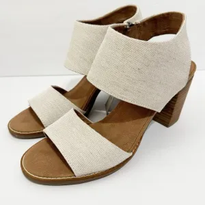 NWT atoms Majorca sandal tan cream 8.5