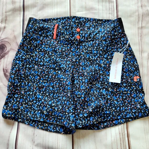 NWT Krimson Klover &quot;Rory&quot; Trailblazer Sport Short Confetti Black, Women's Size L