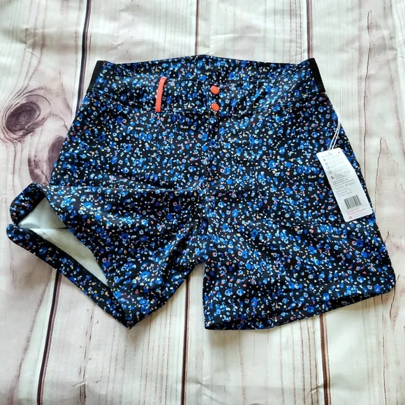 NWT Krimson Klover &quot;Rory&quot; Trailblazer Sport Short Confetti Black, Women's Size L