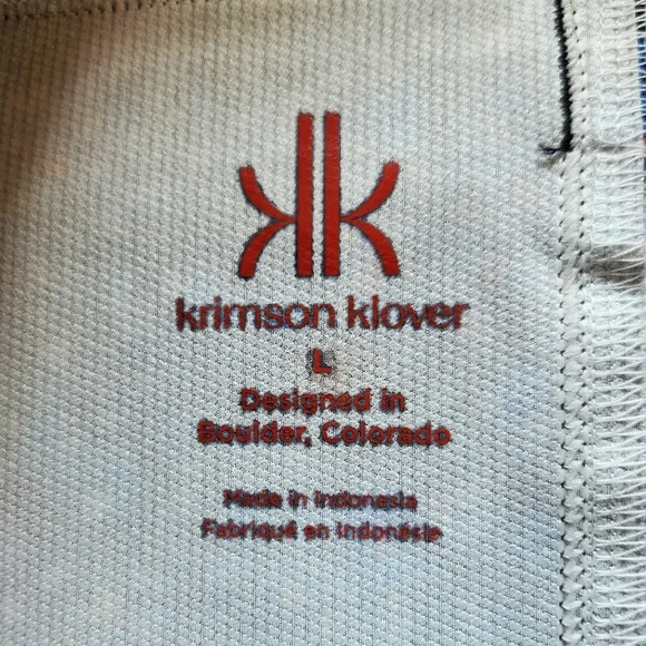 NWT Krimson Klover &quot;Rory&quot; Trailblazer Sport Short Confetti Black, Women's Size L