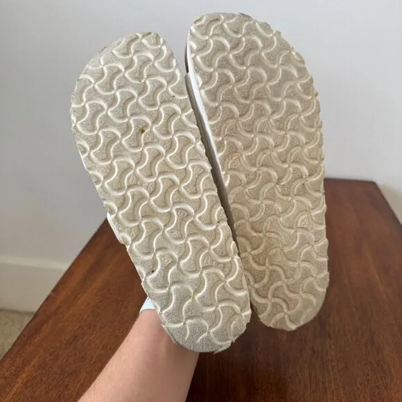 Papillio by Birkenstock Arizona Platform Vegan Sandal white