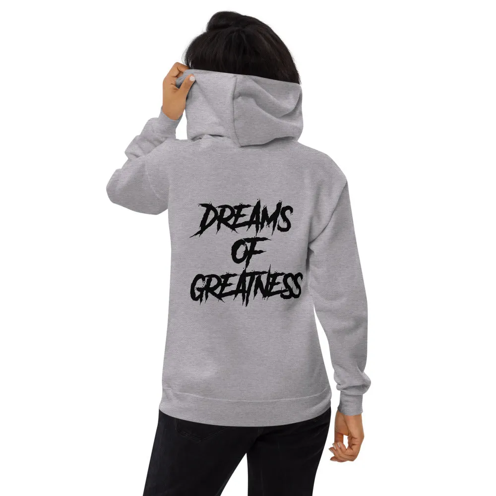 Paw Print New School Unisex Fleece Hoodie