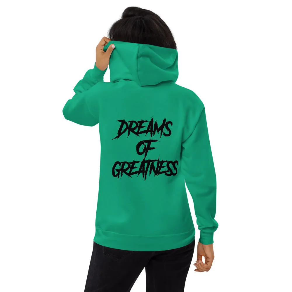 Paw Print New School Unisex Fleece Hoodie