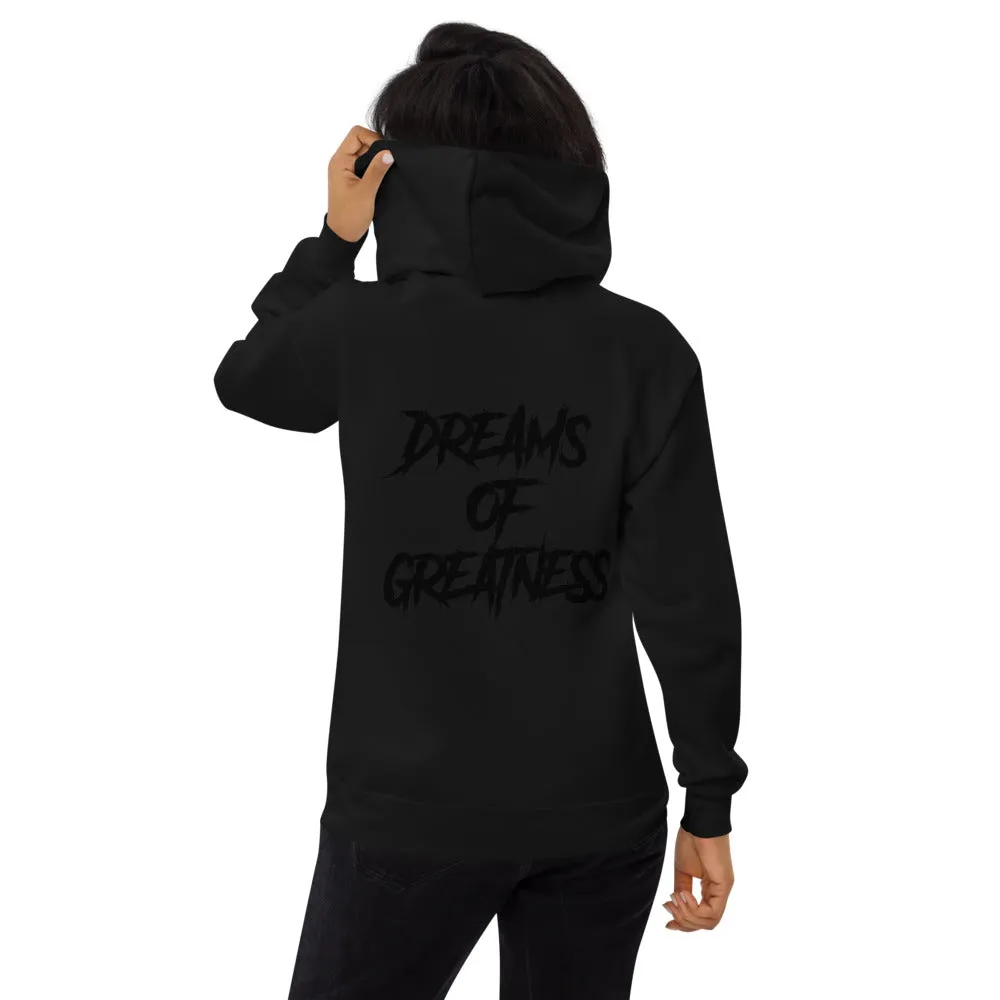 Paw Print New School Unisex Fleece Hoodie