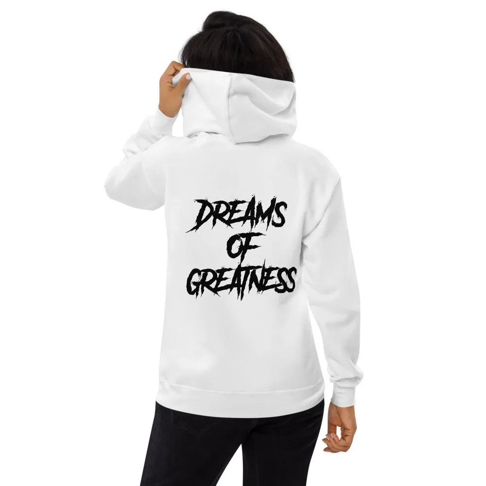 Paw Print New School Unisex Fleece Hoodie