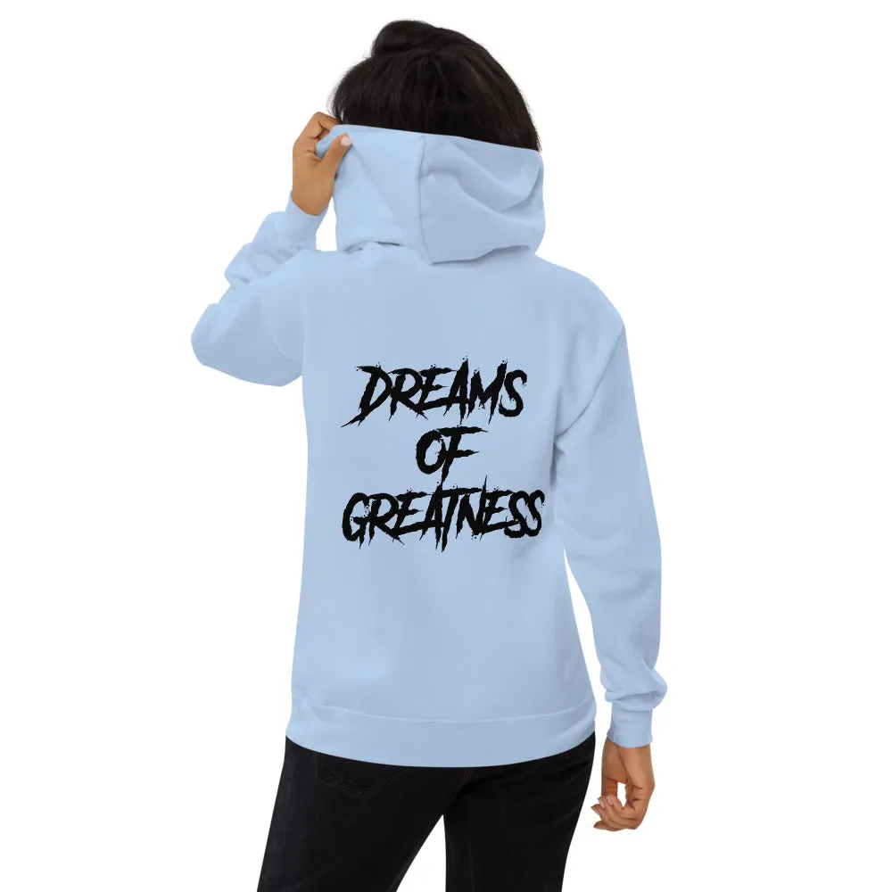 Paw Print New School Unisex Fleece Hoodie