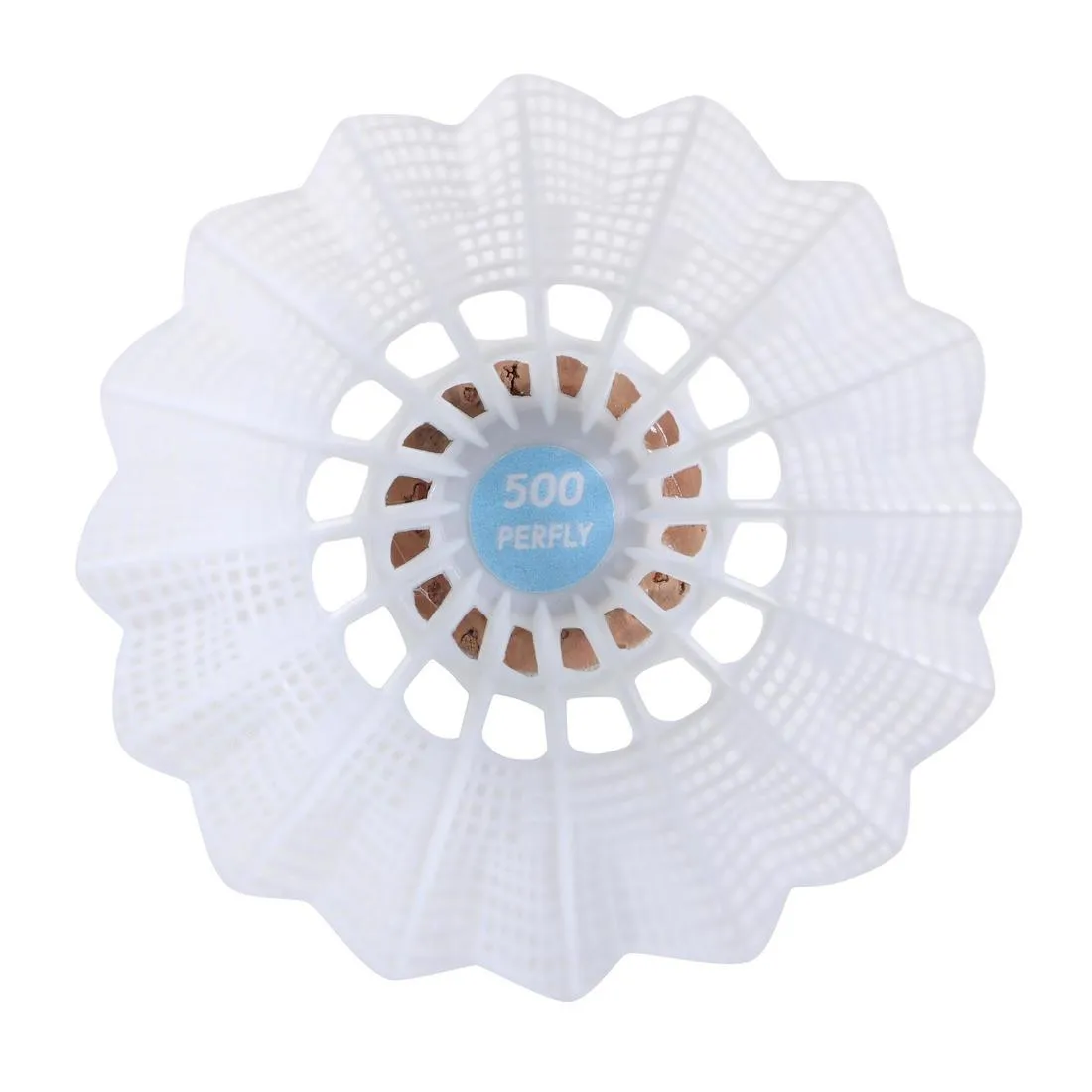 Plastic shuttlecock psc 500 medium x 6