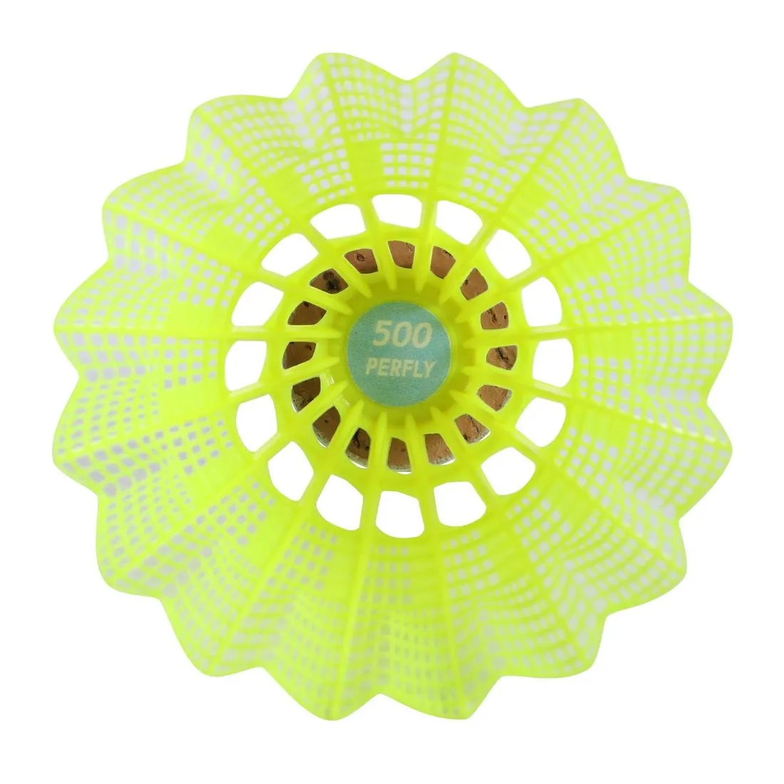 Plastic shuttlecock psc 500 medium x 6