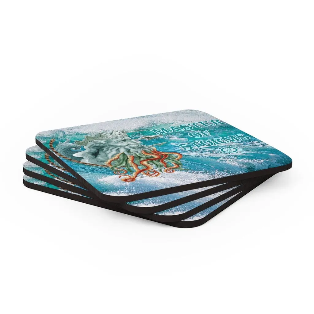 Poseidon Master Of Storms Coaster Set