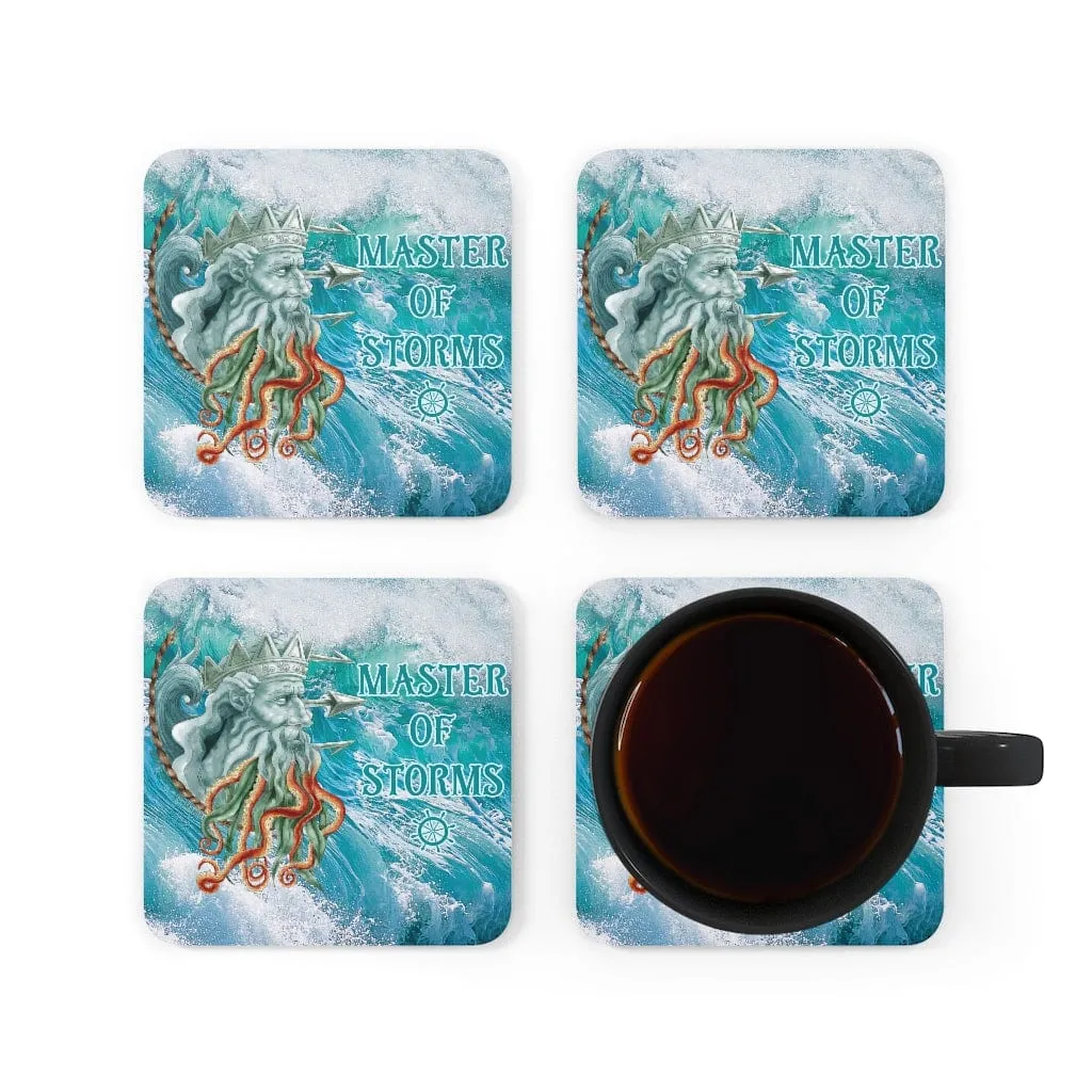 Poseidon Master Of Storms Coaster Set