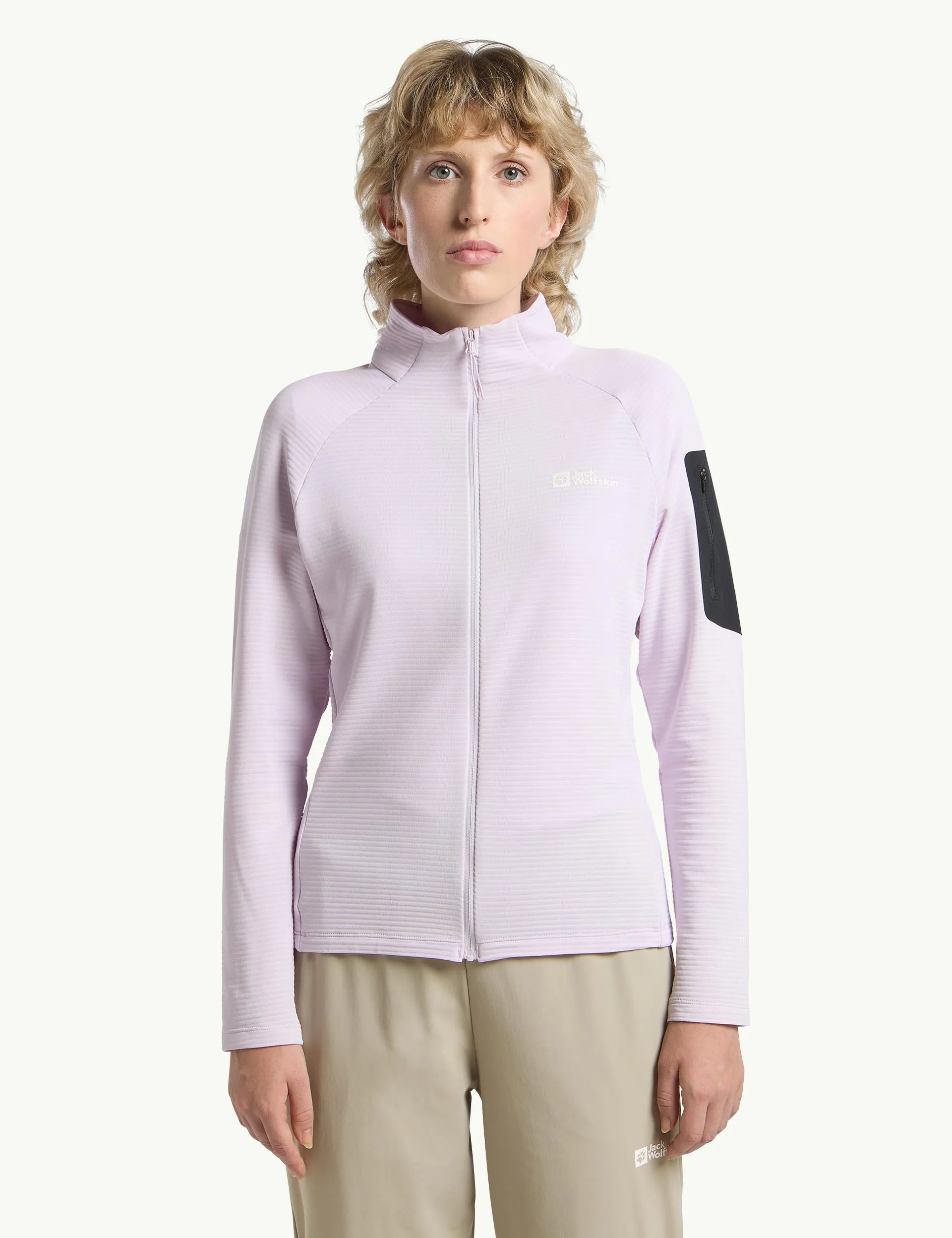 Prelight Full Zip Fleece Jacket - Pale Lavender