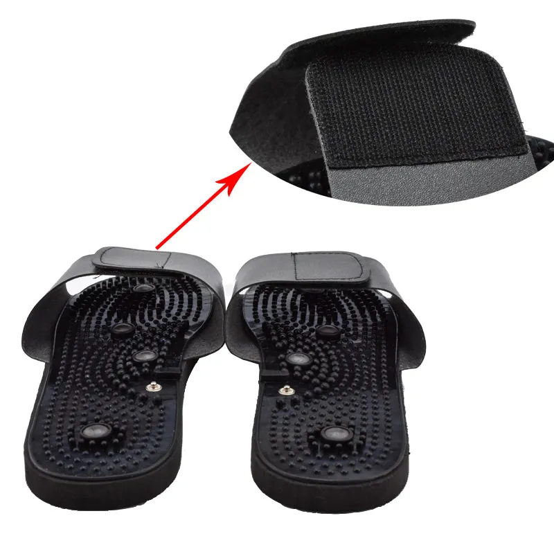 Premium Electric Muscle Stimulator Massage Slippers for Pain Relief – TENS Therapy Foot Massager with Acupuncture Function – Improve Blood Circulation, Compact & Portable Design