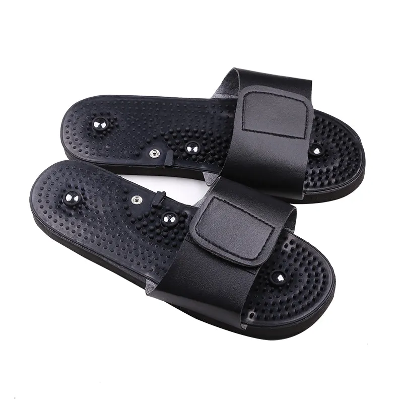 Premium Electric Muscle Stimulator Massage Slippers for Pain Relief – TENS Therapy Foot Massager with Acupuncture Function – Improve Blood Circulation, Compact & Portable Design