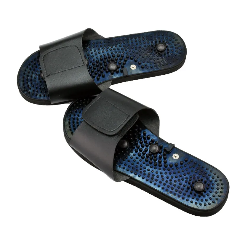 Premium Electric Muscle Stimulator Massage Slippers for Pain Relief – TENS Therapy Foot Massager with Acupuncture Function – Improve Blood Circulation, Compact & Portable Design