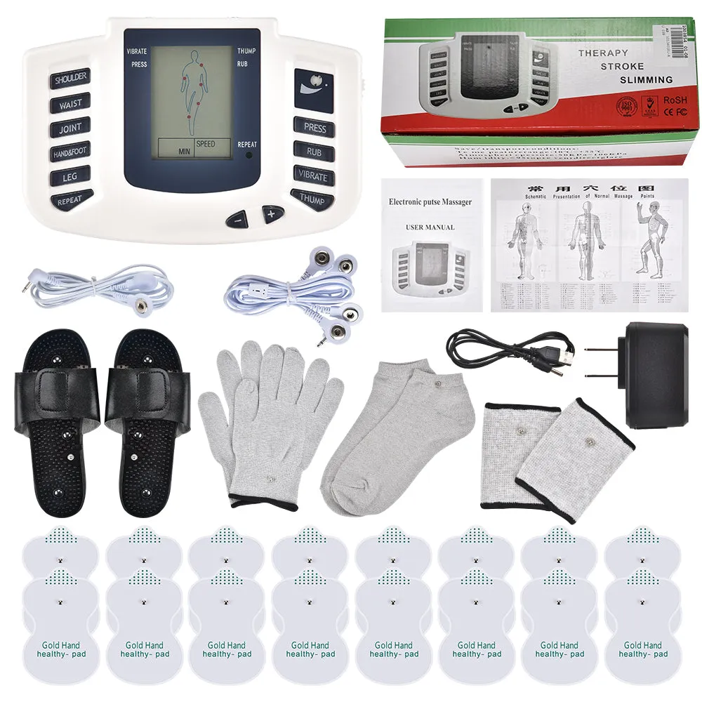 Premium Electric Muscle Stimulator Massage Slippers for Pain Relief – TENS Therapy Foot Massager with Acupuncture Function – Improve Blood Circulation, Compact & Portable Design