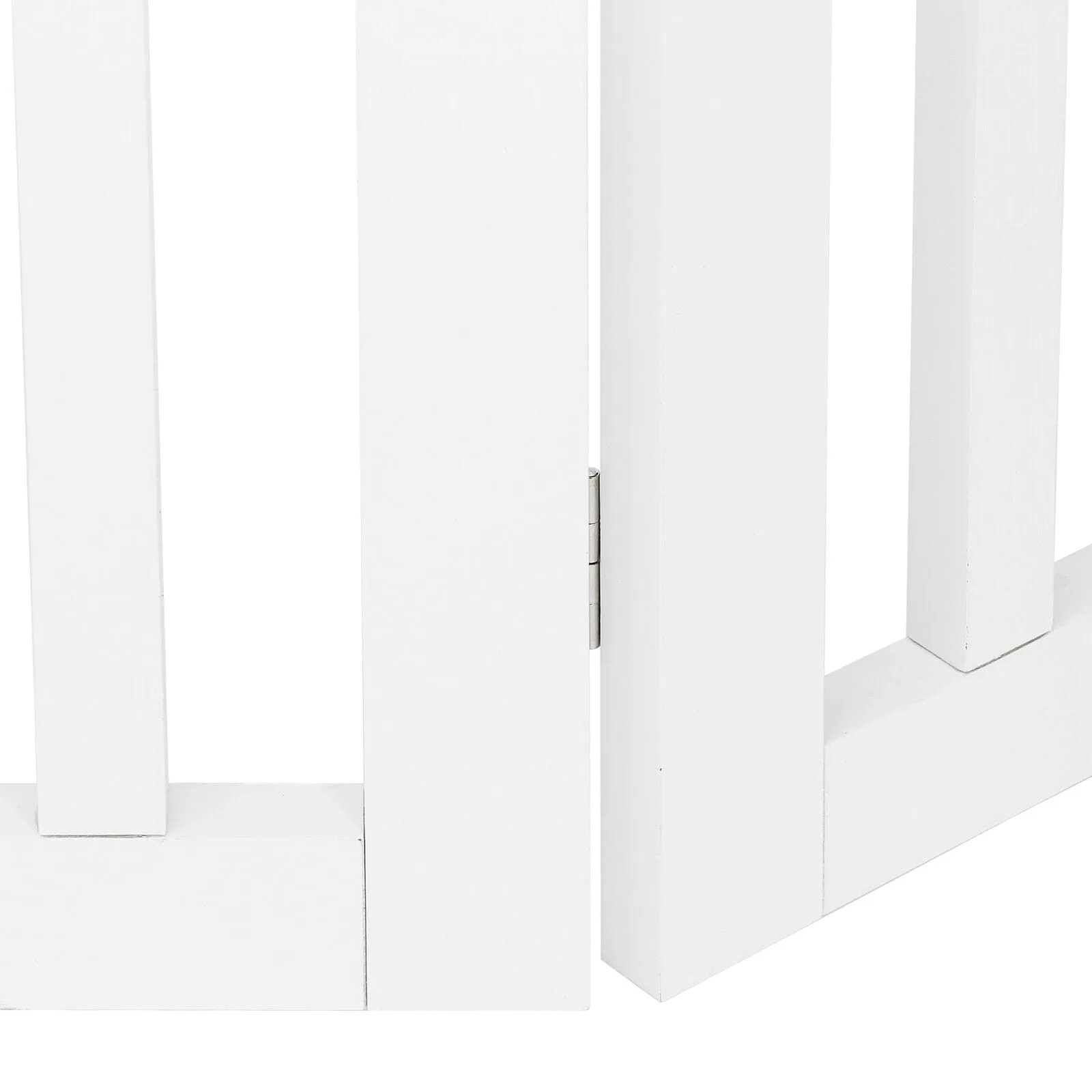Premium Tall Retractable Wooden Indoor Dog Gate