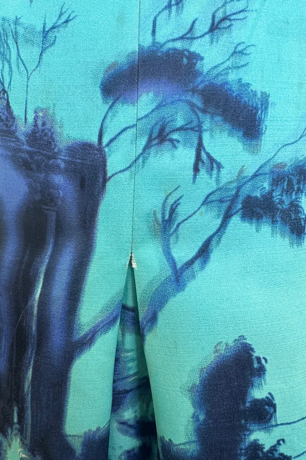 Prettiest Fall 2004 Prada Blue Version of the Runway & Ad Campaign Skirt w Gathered Bottom