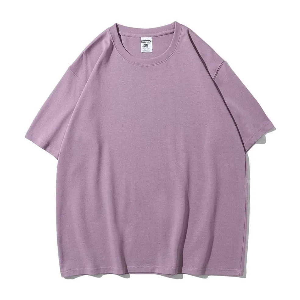 "ESSENTIAL" T-SHIRT BASIQUE UNI GRIS STREETWEAR - URB1™