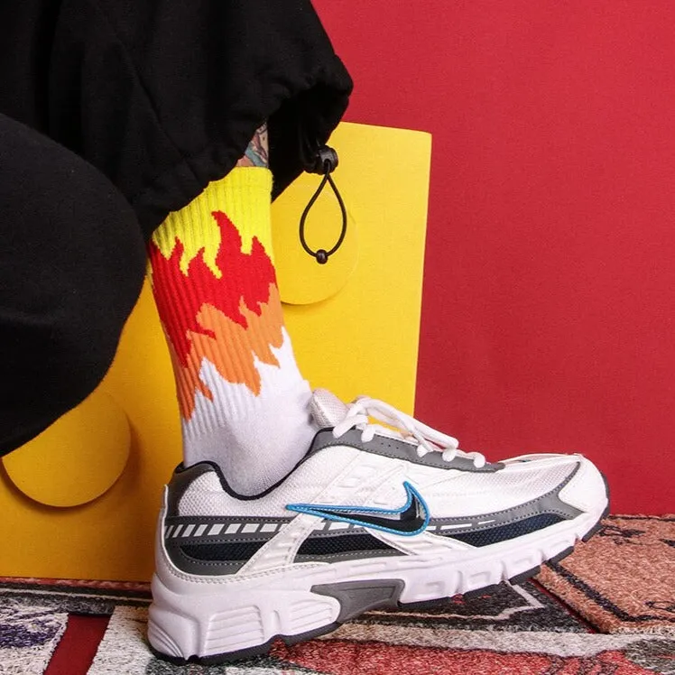 "FLAME" Chaussettes Montantes Streetwear - URB1™