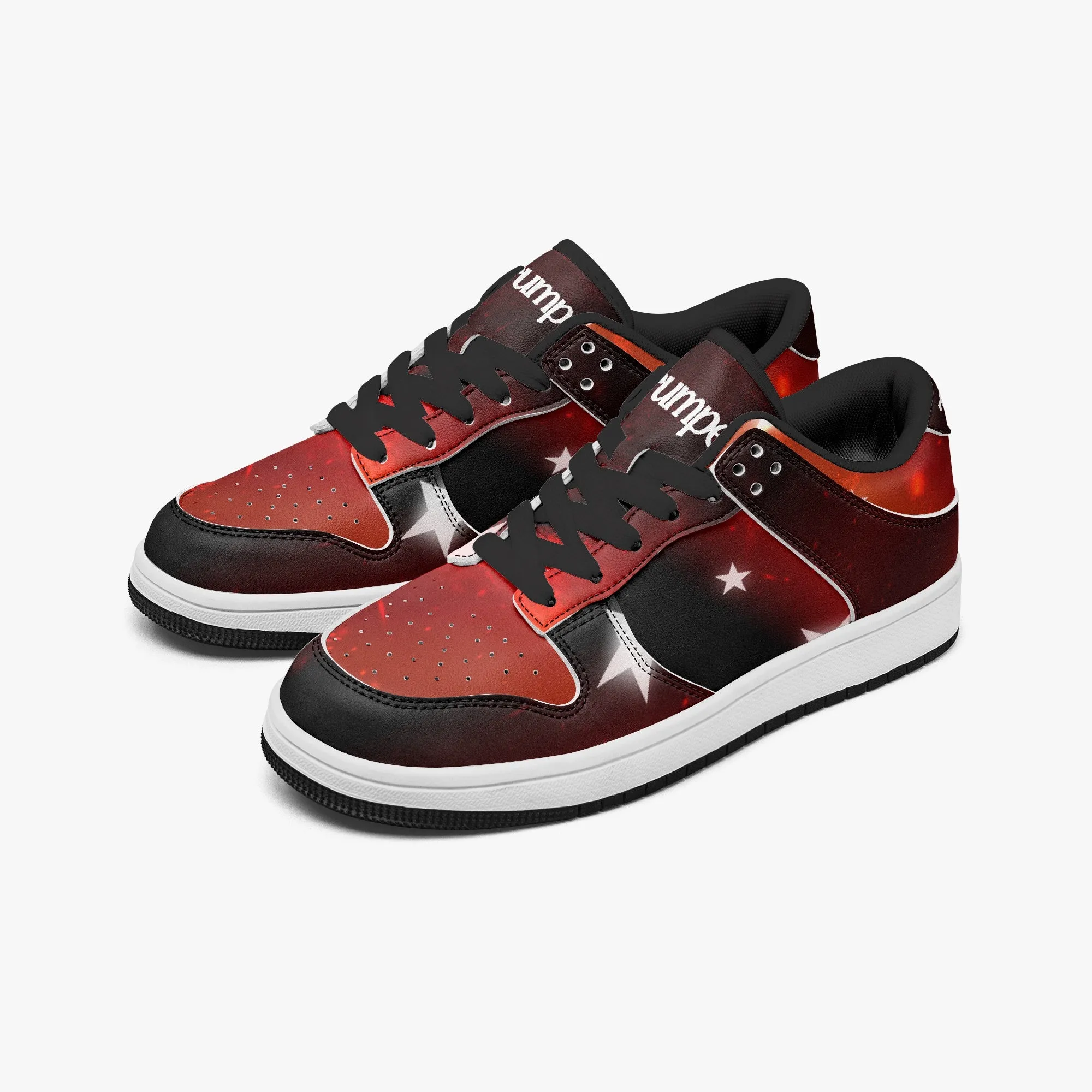 "Star Trumpet" Dunk Stylish Low-Top Leather Sneakers