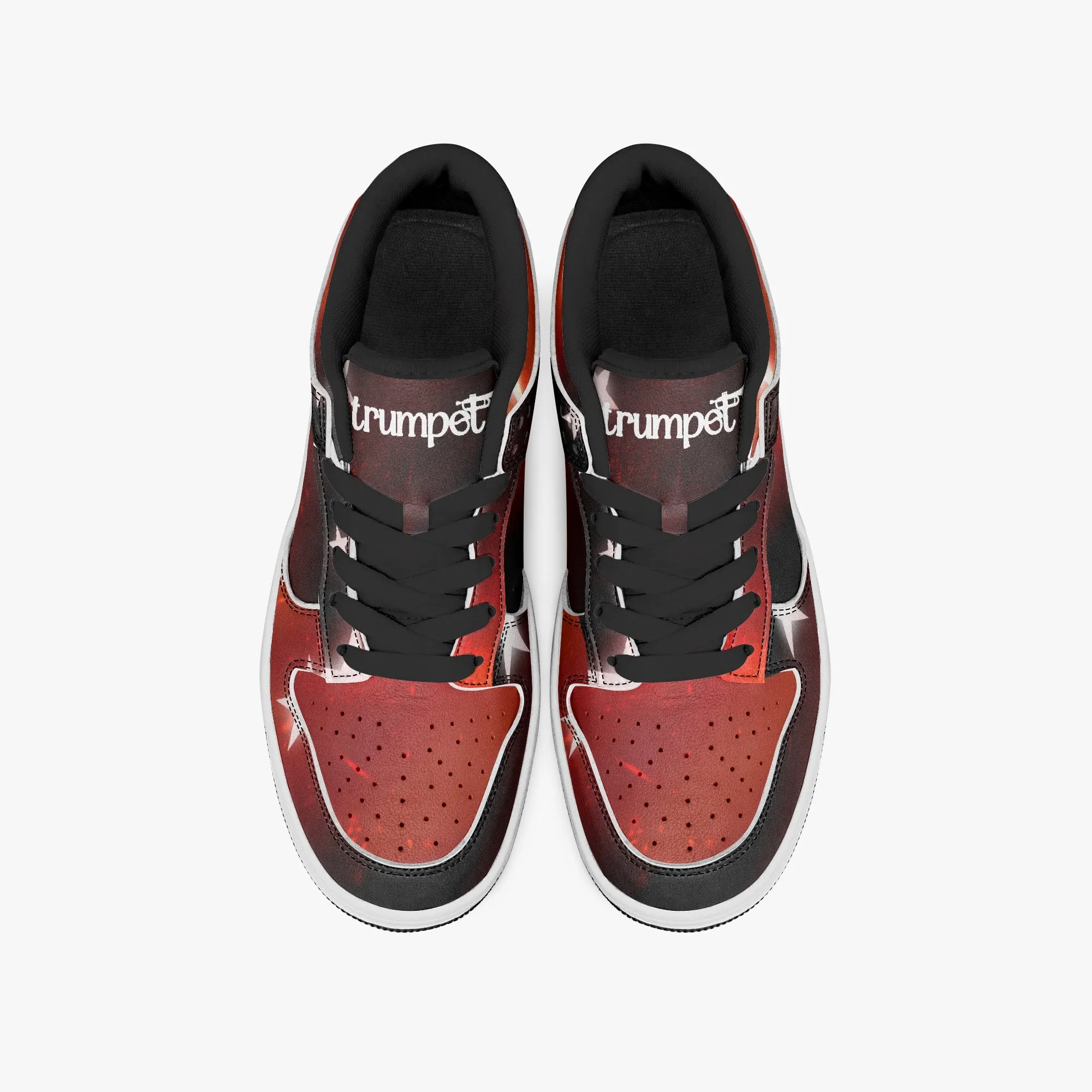"Star Trumpet" Dunk Stylish Low-Top Leather Sneakers