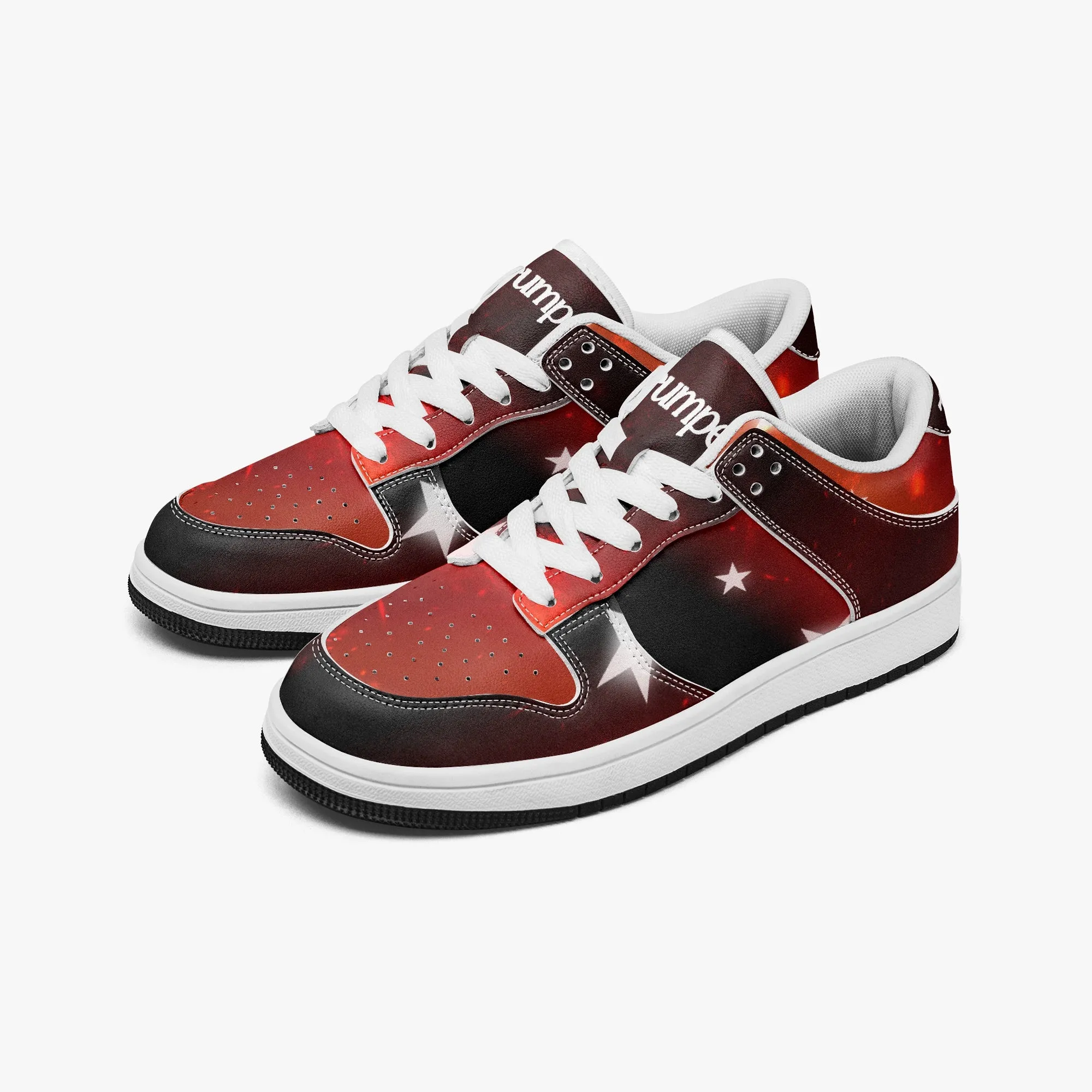 "Star Trumpet" Dunk Stylish Low-Top Leather Sneakers