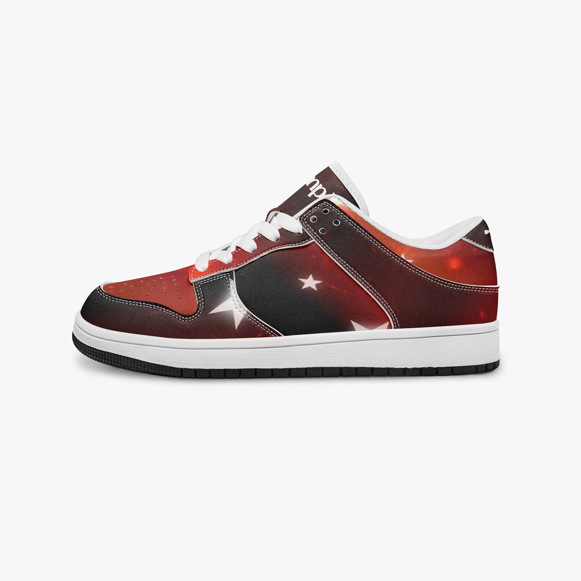"Star Trumpet" Dunk Stylish Low-Top Leather Sneakers