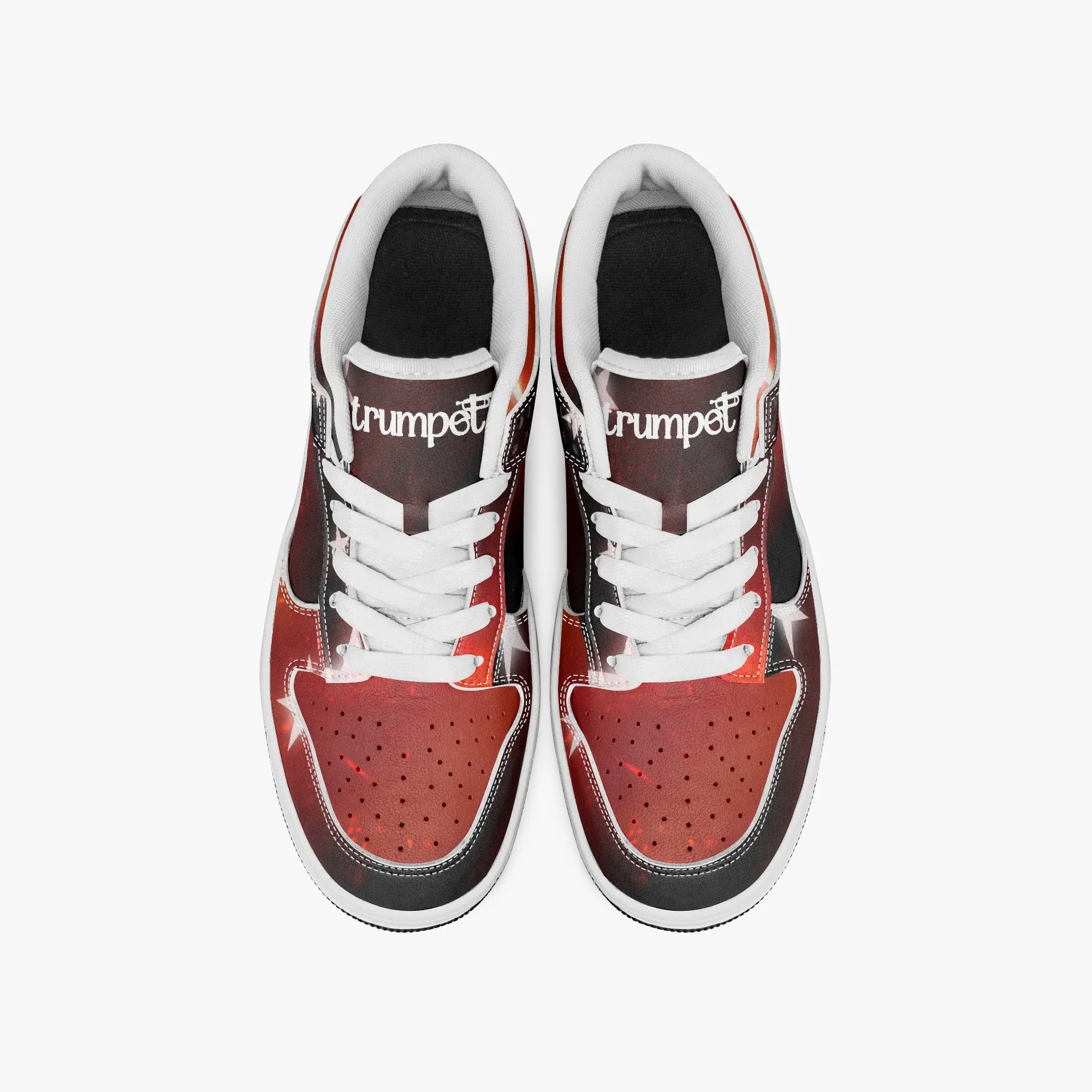 "Star Trumpet" Dunk Stylish Low-Top Leather Sneakers