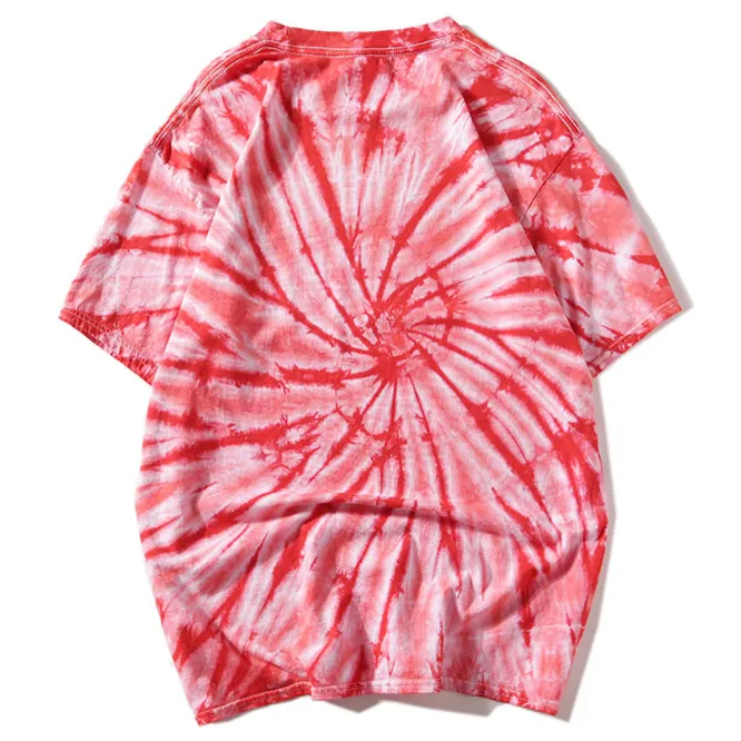 "Tie And Dye" T-shirt Orange Délavé oversize - URB1™
