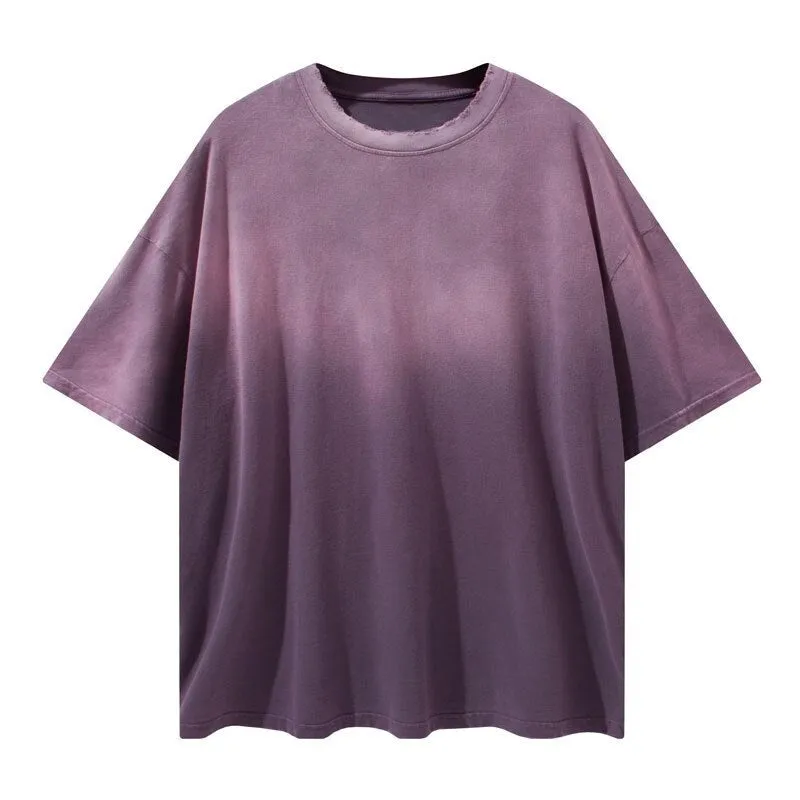 "Tie and dye" T-shirt Oversize Streetwear Noir - URB1™