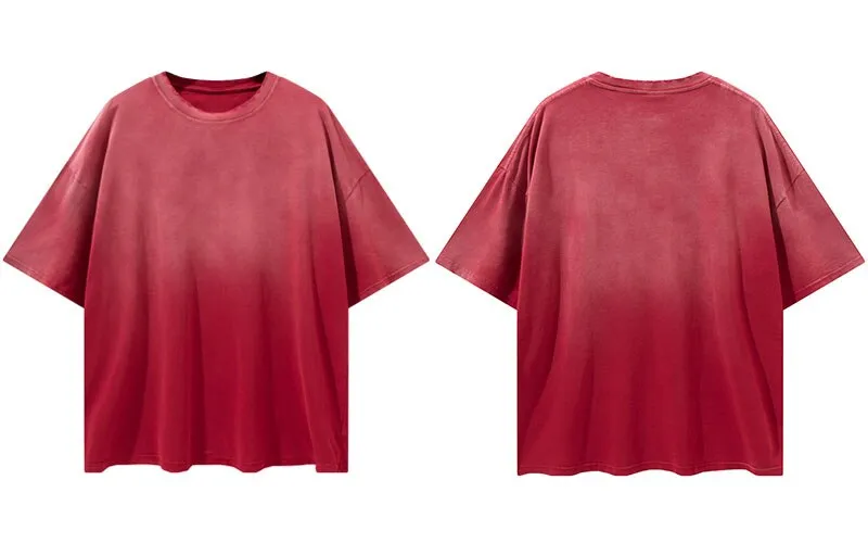 "Tie and dye" T-shirt Oversize Streetwear Noir - URB1™