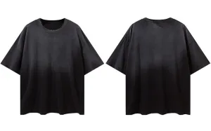 "Tie and dye" T-shirt Oversize Streetwear Noir - URB1™